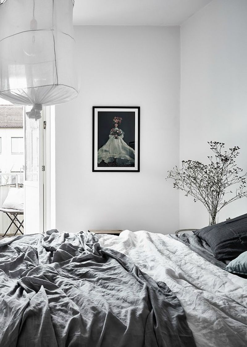 Ihana valaistus makuuhuoneessa 